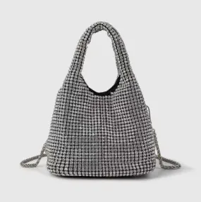 Stella Crystal Bag - Silver