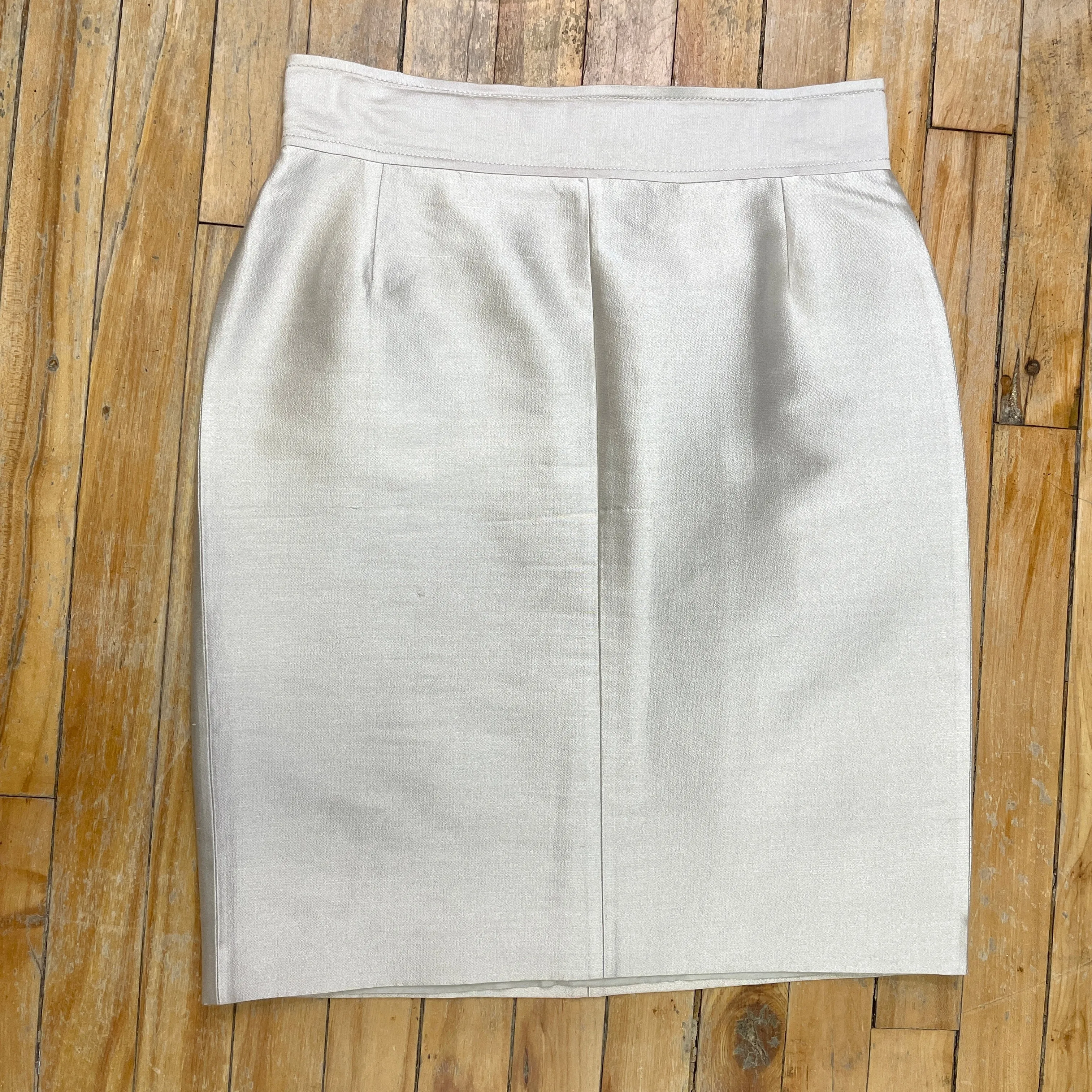 Stella McCartney Vintage Designer Silk Blend Skirt Size 32"