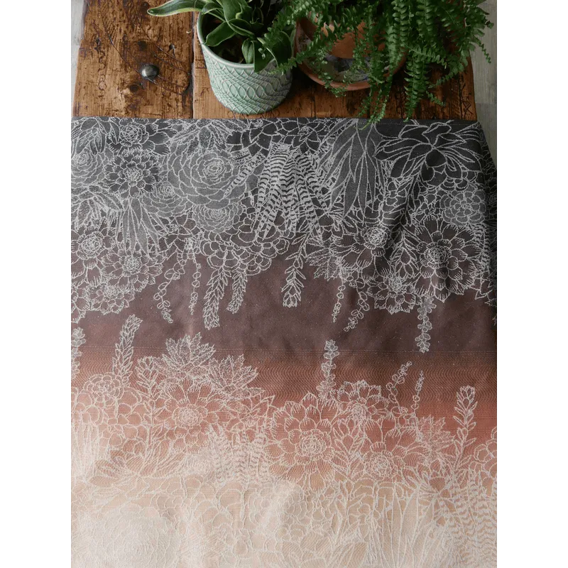 Succulents Desert Bloom Baby Wrap by Oscha