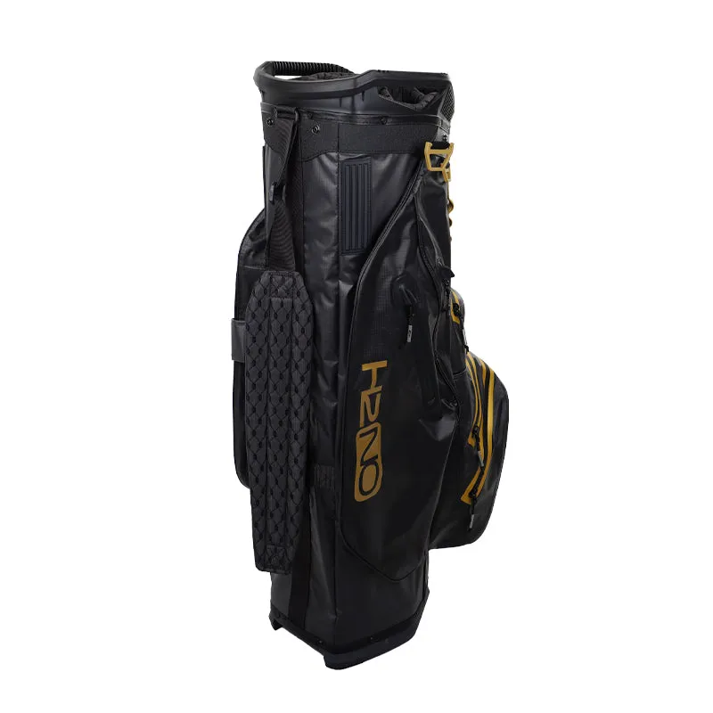 SUN MOUNTAIN 9" H2NO Lite Cart Bag (Steel/Black/Gold)