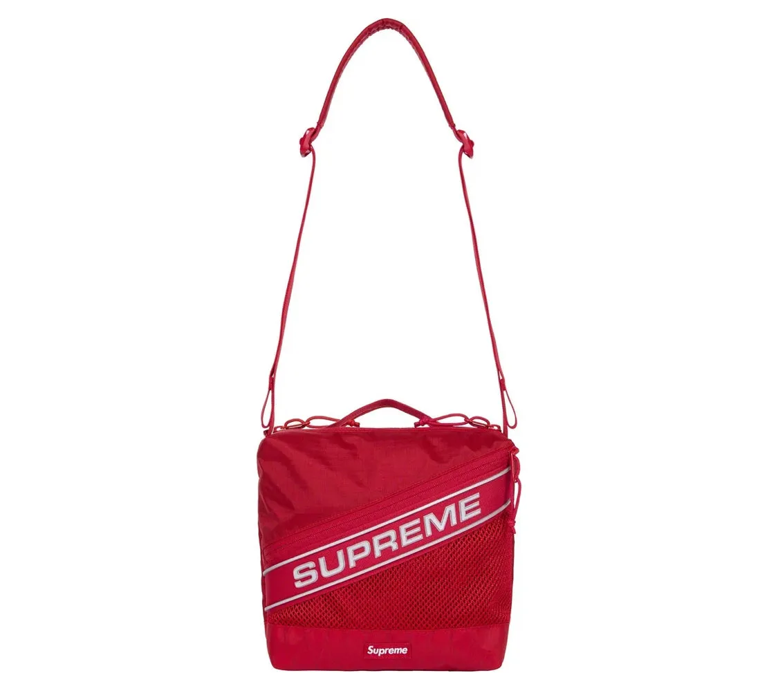 Supreme Logo Shoulder Bag Red