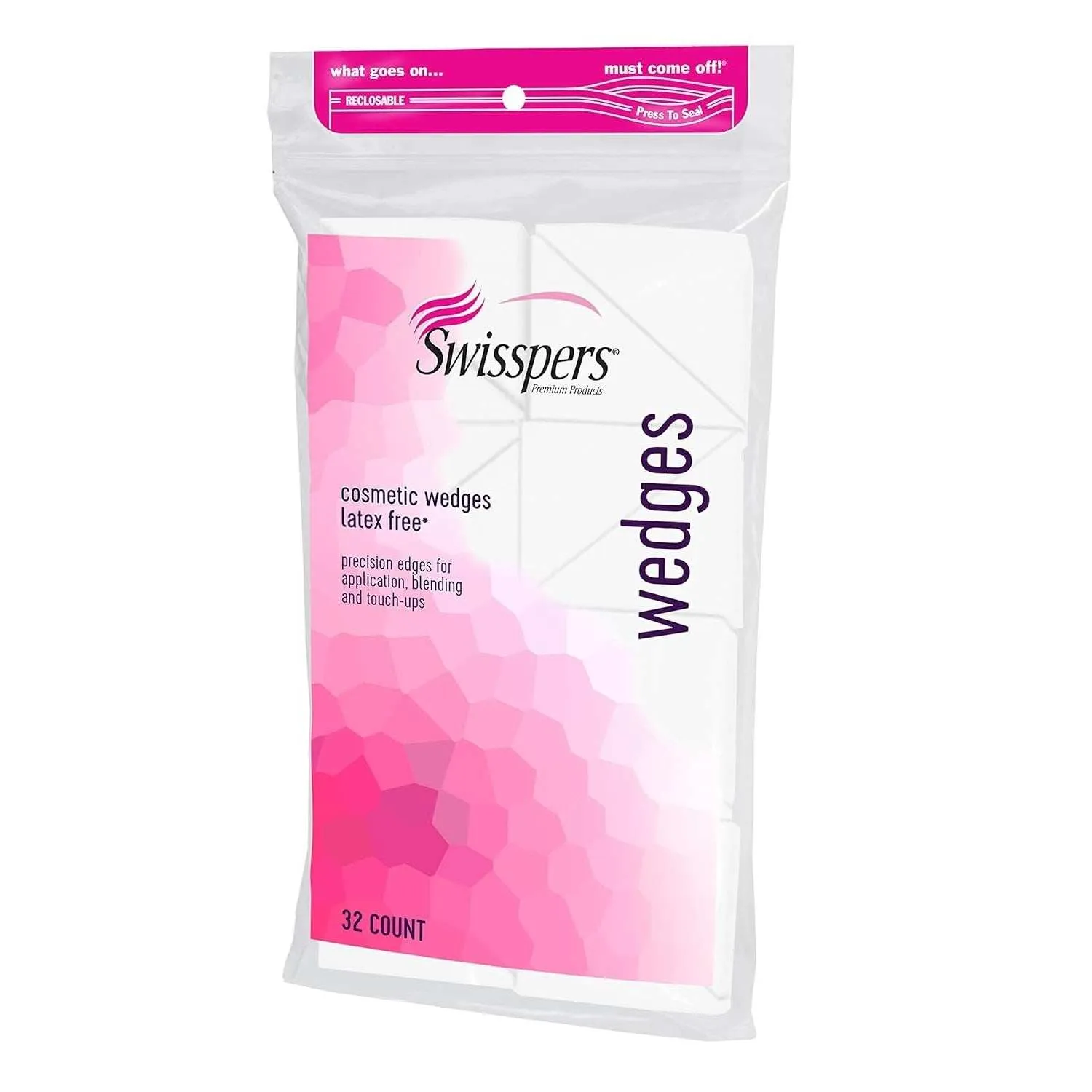 Swisspers Cosmetic Application Wedges - 32 Ct