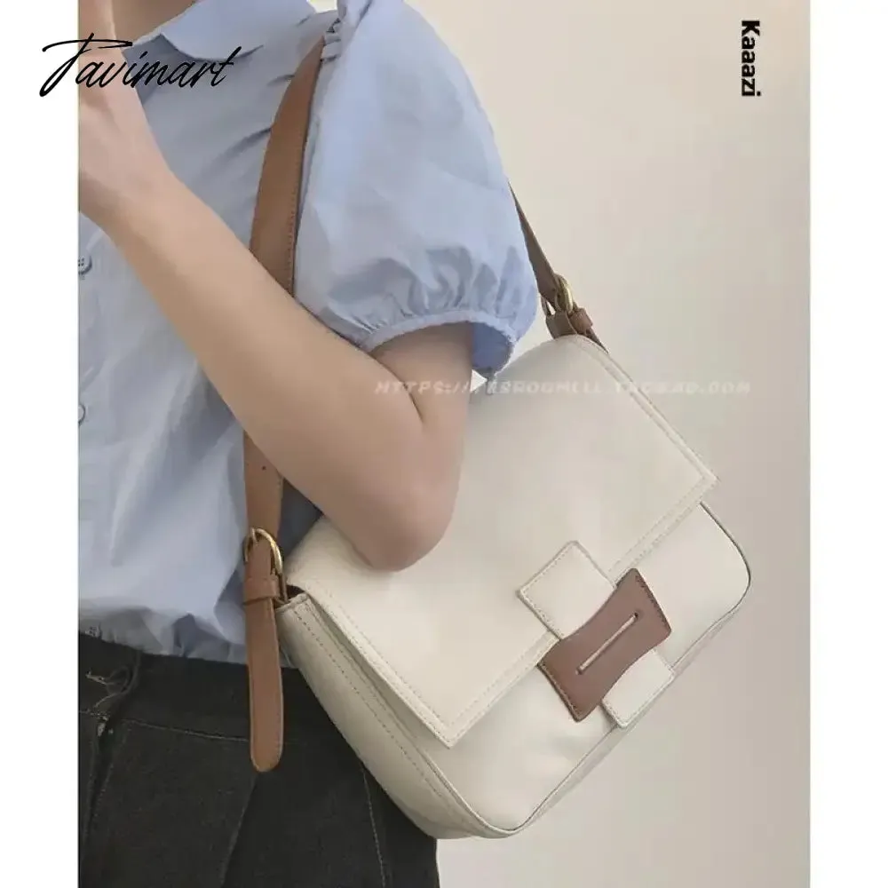 Tavimart Designer Fashion New Ladies Shoulder Bags Trend Versatile Casual Handbag Luxury High Leather Crossbody Bag Quality Vintage