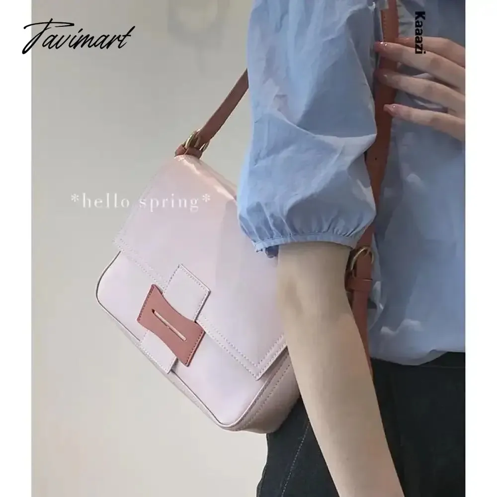 Tavimart Designer Fashion New Ladies Shoulder Bags Trend Versatile Casual Handbag Luxury High Leather Crossbody Bag Quality Vintage