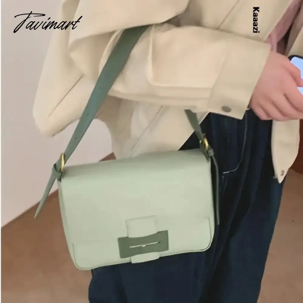 Tavimart Designer Fashion New Ladies Shoulder Bags Trend Versatile Casual Handbag Luxury High Leather Crossbody Bag Quality Vintage