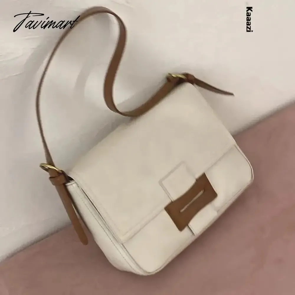 Tavimart Designer Fashion New Ladies Shoulder Bags Trend Versatile Casual Handbag Luxury High Leather Crossbody Bag Quality Vintage