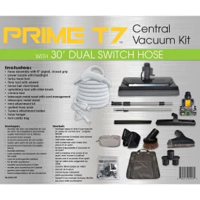 Titan Central Vac Kit Prime T7 30' with Power Head