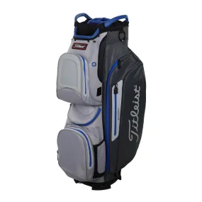 TITLEIST Cart 15 StaDry Cart Bag (Grey/Royal)