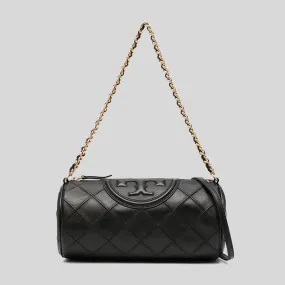 Tory Burch Fleming Soft Barrel Bag Black 150358