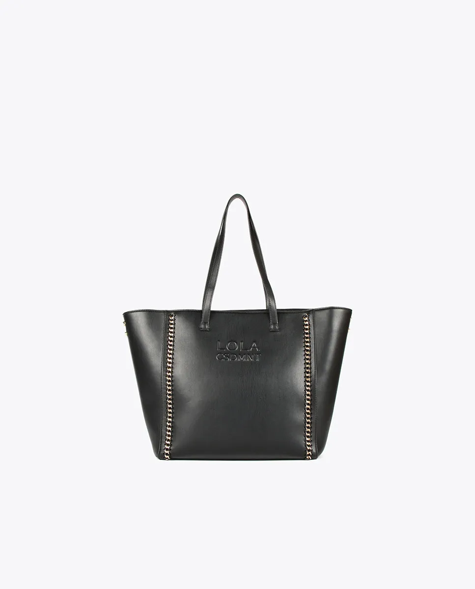 Tote bag with chains