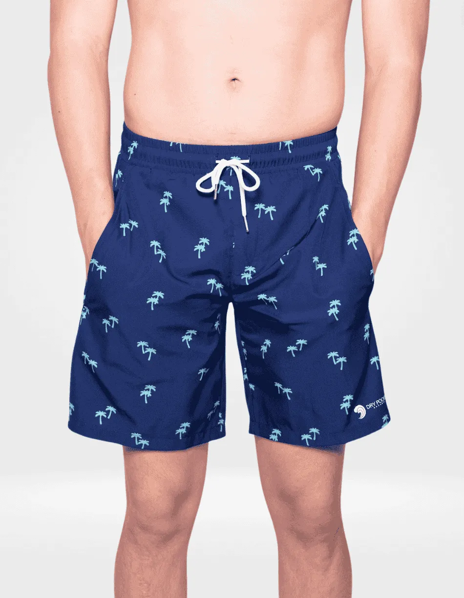 Tropical Trees - (Gen 1) Waterproof Pocket Swim Shorts / Limited Stock