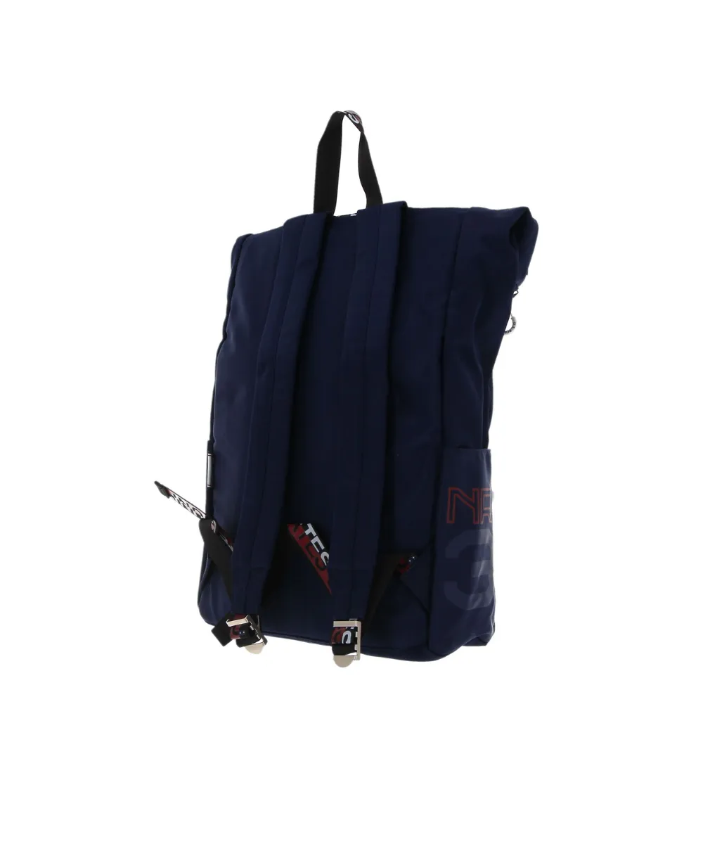 US POLO ASSN. MEN BOZEMAN BACKPACK W FLAP NYLON IN NAVY