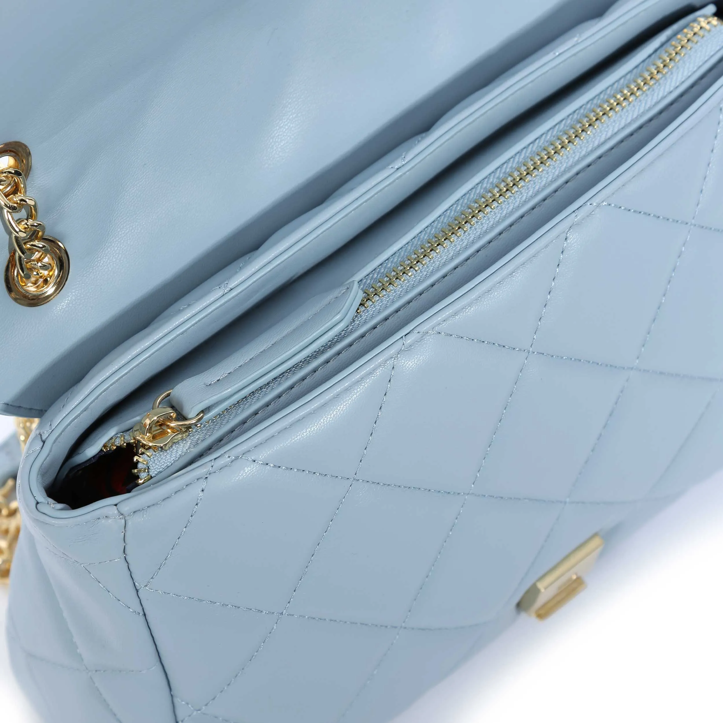 Valentino Bags Ocarina Ladies Shoulder Bag in Polvere Blue