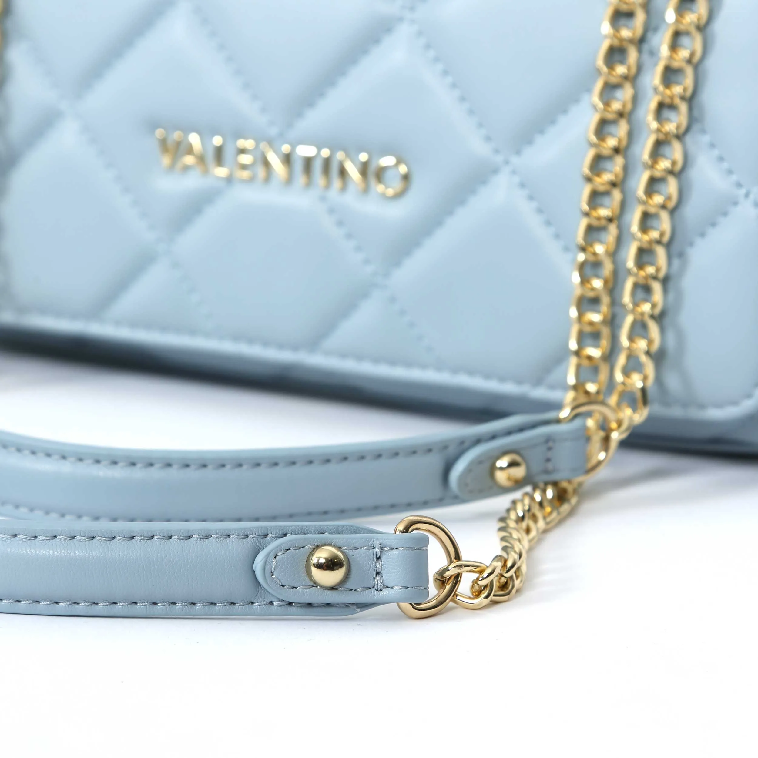 Valentino Bags Ocarina Ladies Shoulder Bag in Polvere Blue