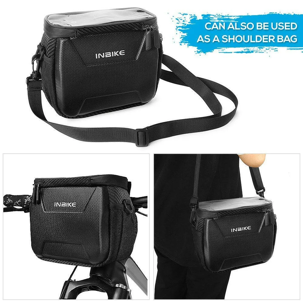 Waterproof Bike Handlebar Bag Touch Screen Front Bicycle Basket Cycling Handlebar Storage Bag Road Bike Bag