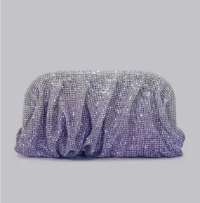 Winnal Fashion Slouchy Crystal-Embellished Clutch