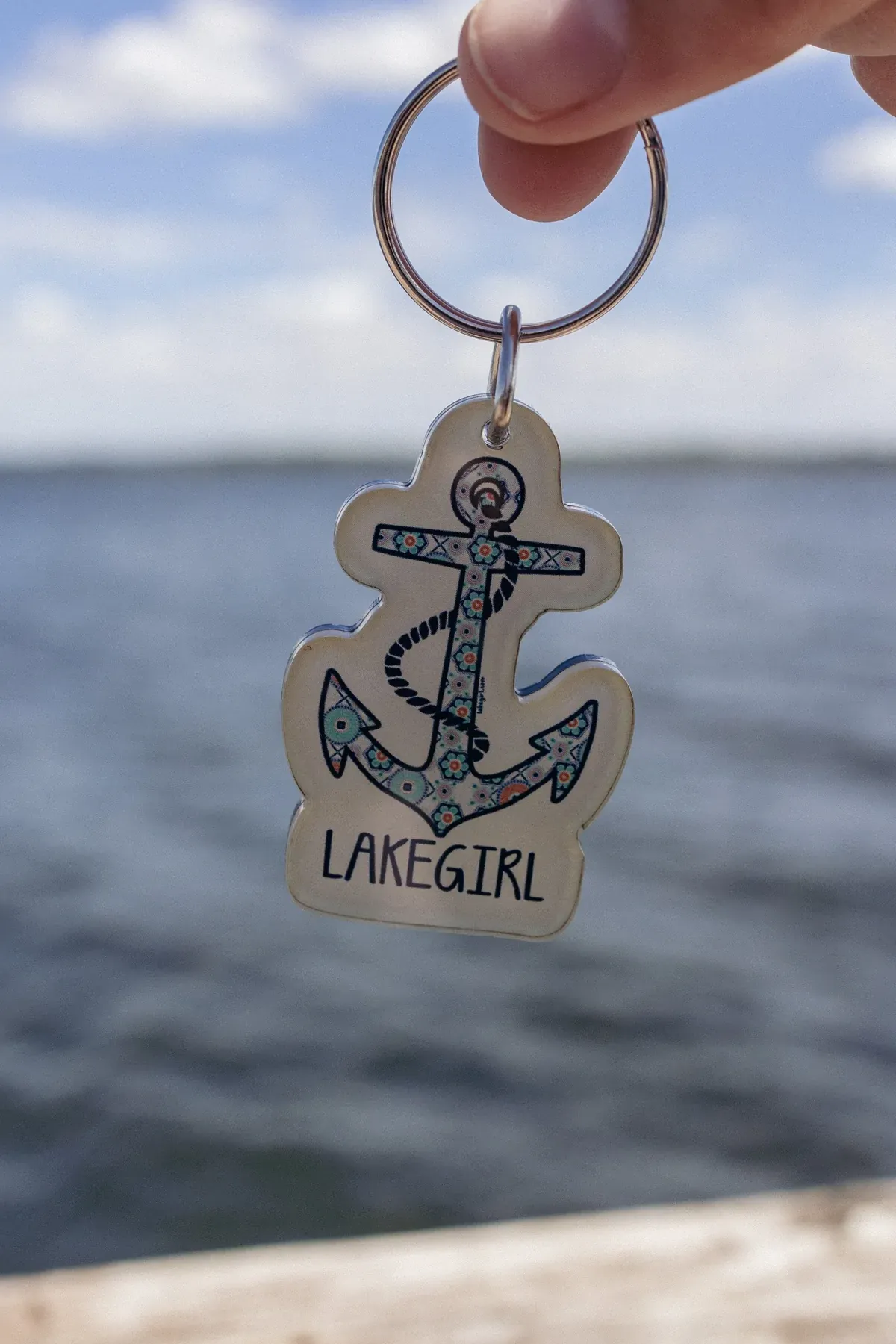 Wish List Anchor Acrylic Keychain