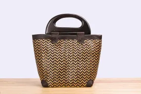 Woven dyed Seagrass handbag