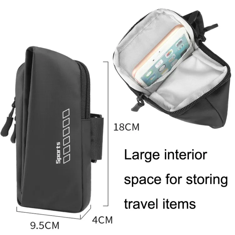 x3026 Running Waterproof Mobile Phone Arm Bag Outdoor Cycling Mobile Phone Bag(Grey)