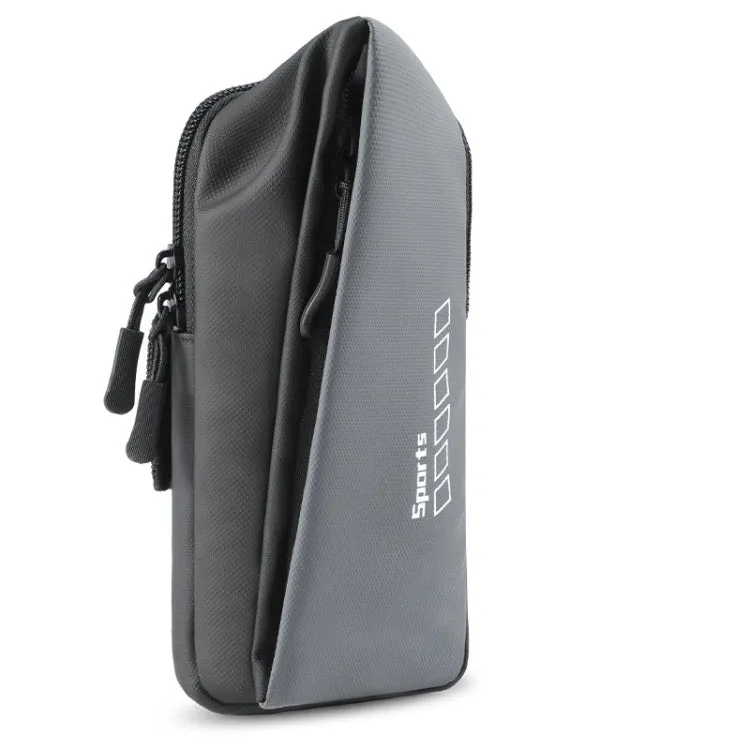 x3026 Running Waterproof Mobile Phone Arm Bag Outdoor Cycling Mobile Phone Bag(Grey)