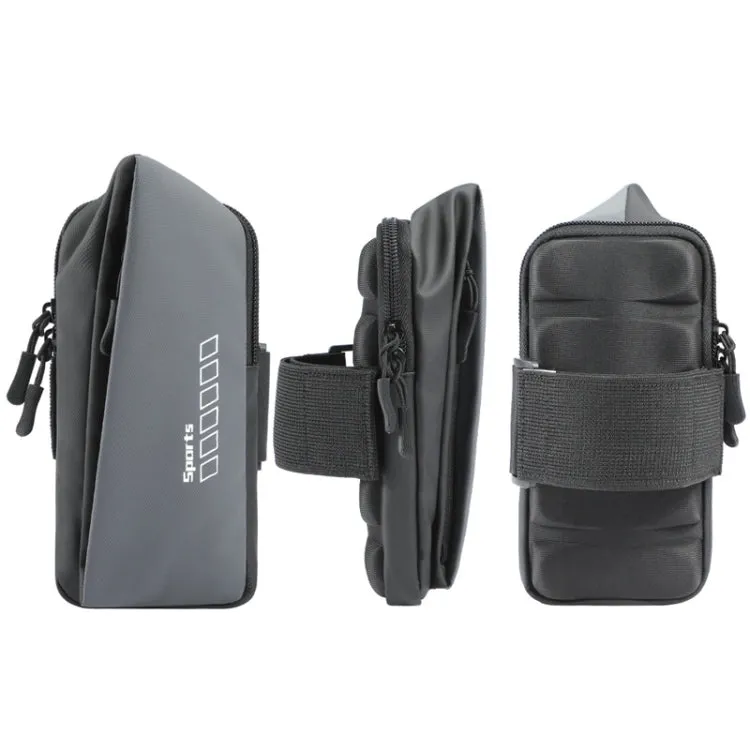 x3026 Running Waterproof Mobile Phone Arm Bag Outdoor Cycling Mobile Phone Bag(Grey)